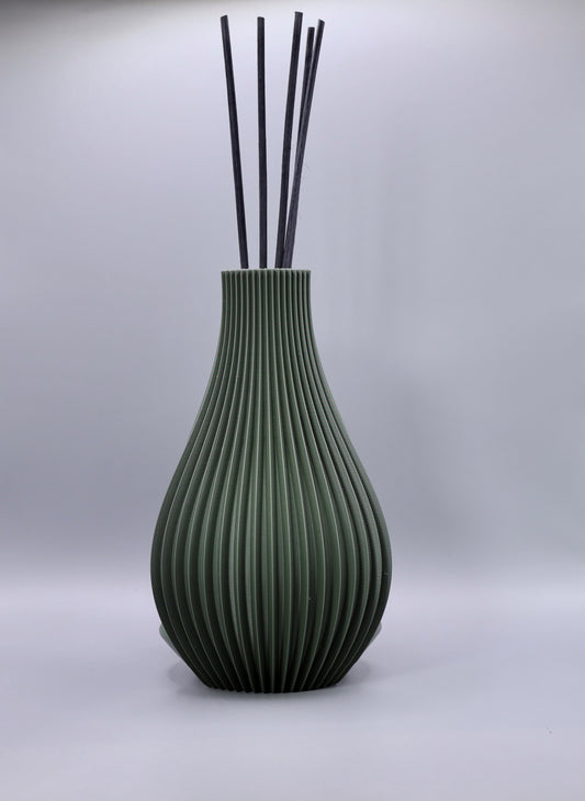 „Silena Vase als Design-Statement – minimalistische 3D-gedruckte Vase für einzelne Blume oder Duftstäbchen“