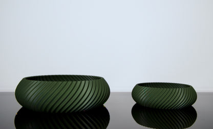 Schale Aluna von Wälder Create – modern-minimalistisches Design aus dem Bregenzerwald, 3D-gedruckt aus umweltfreundlichem PLA-Biokunststoff, ideal als Deko-Schale oder für kleine Alltagsgegenstände – erhältlich in der Linea Pure Farbkollektion oder Juppen Edition. 