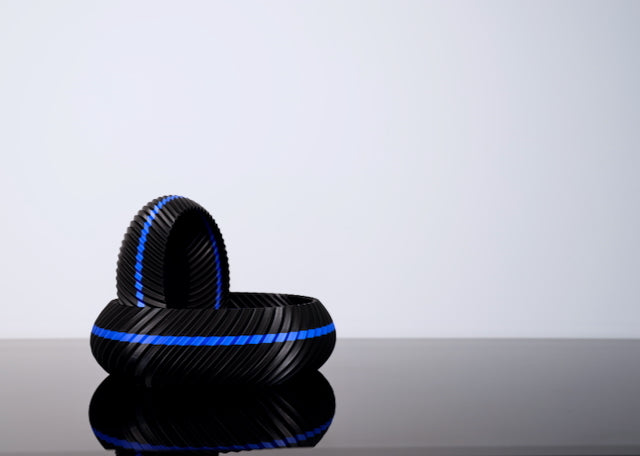 Schale Aluna von Wälder Create – modern-minimalistisches Design aus dem Bregenzerwald, 3D-gedruckt aus umweltfreundlichem PLA-Biokunststoff, ideal als Deko-Schale oder für kleine Alltagsgegenstände – erhältlich in der Linea Pure Farbkollektion oder Juppen Edition. 
