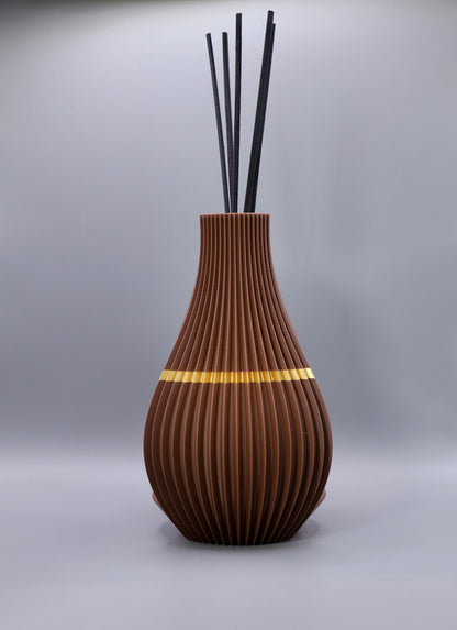 „Silena Vase als Design-Statement – minimalistische 3D-gedruckte Vase für einzelne Blume oder Duftstäbchen“